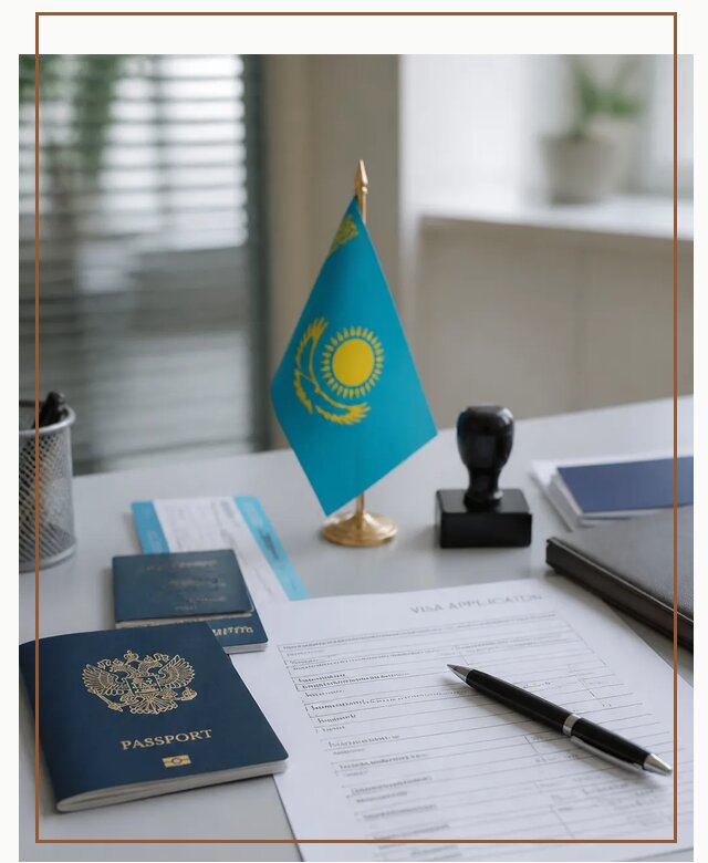 Оформление визы в Казахстан для поездки и работы в Пыти-Яхах